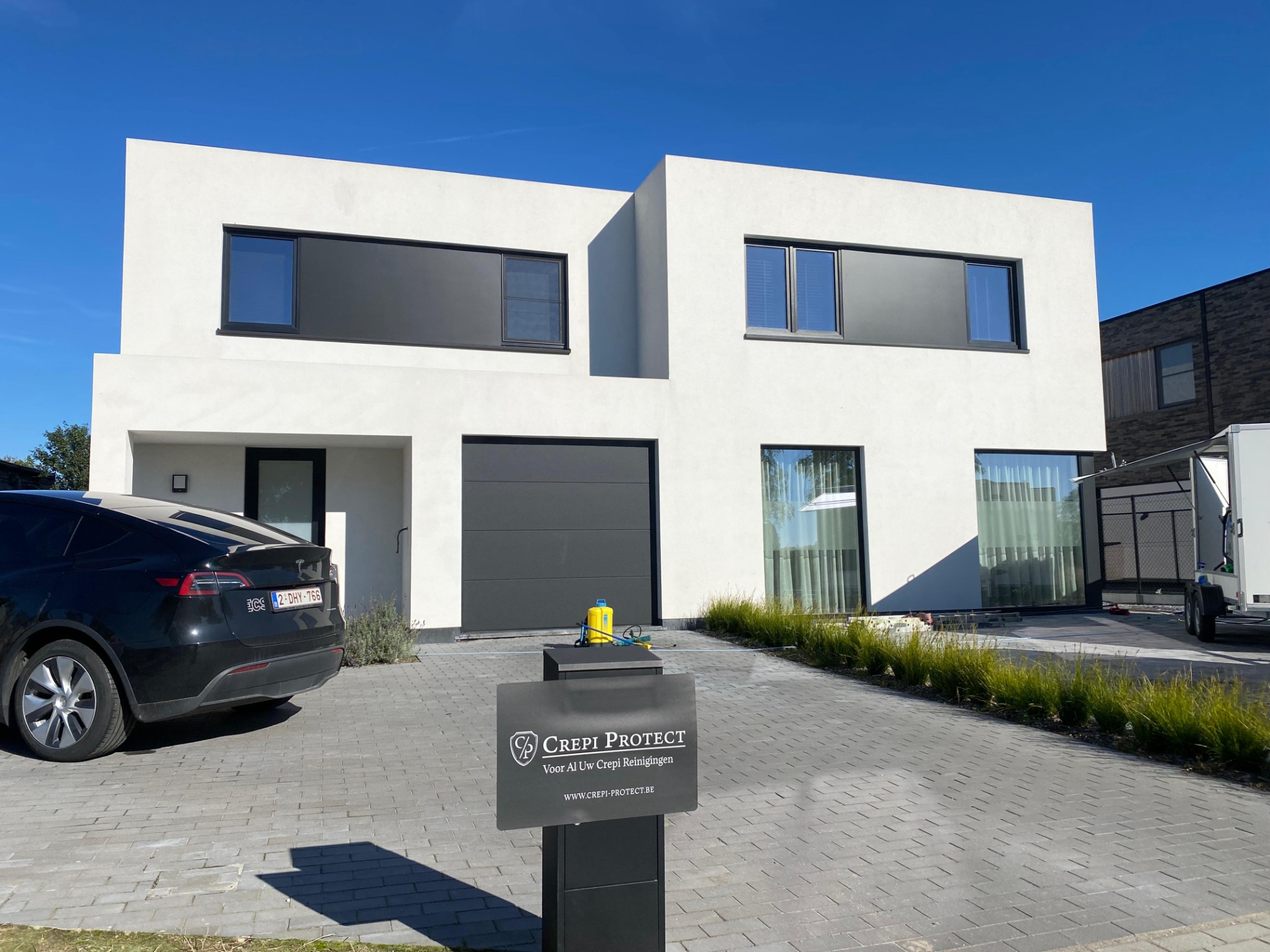 Stralend resultaat na reiniging + ontmossing